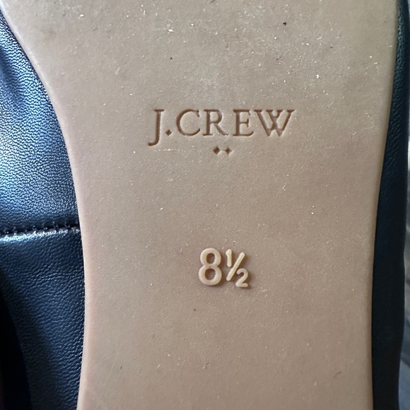 J. Crew Lizzie Leather Ballet Flats Black Women’s‎ Size 8.5 - Picture 10 of 10